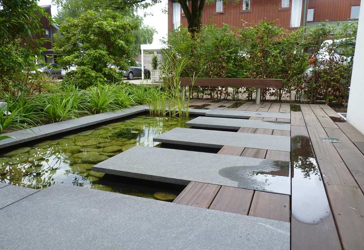 bassin de jardin moderne