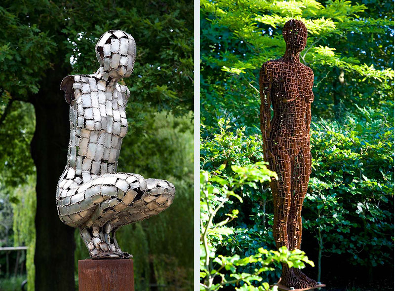 sculpture jardin moderne