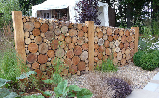 Tissting Lot de 100 mini clôtures en bois pour jardin, clôture de