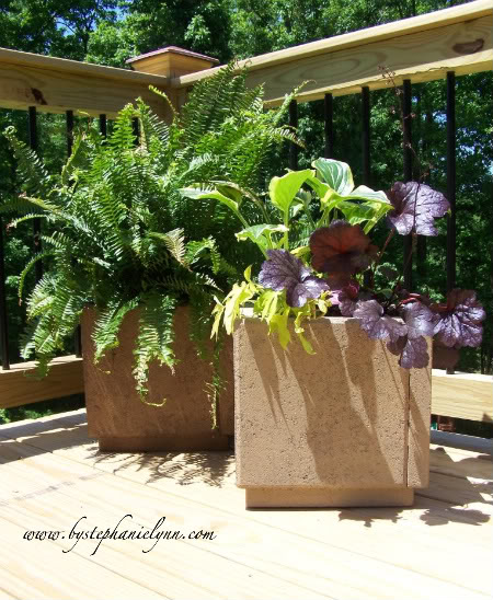 Épais carré intérieur/extérieur patio jardin fleur plante plant-pot bleu 9" 