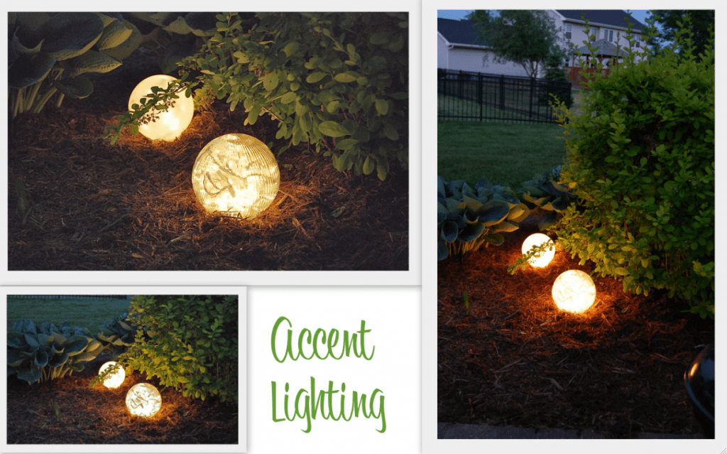 Boules lumineuses faites avec des globes remplis de guirlandes électriques ©babyfoodscoops.com