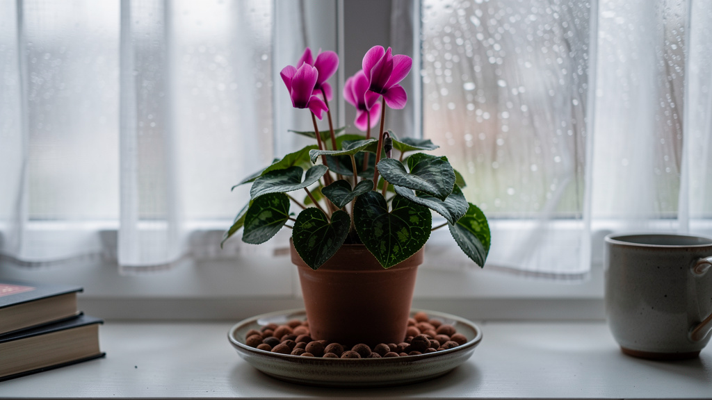 Cyclamen en fleurs au frais, entretien des cyclamens réussi
