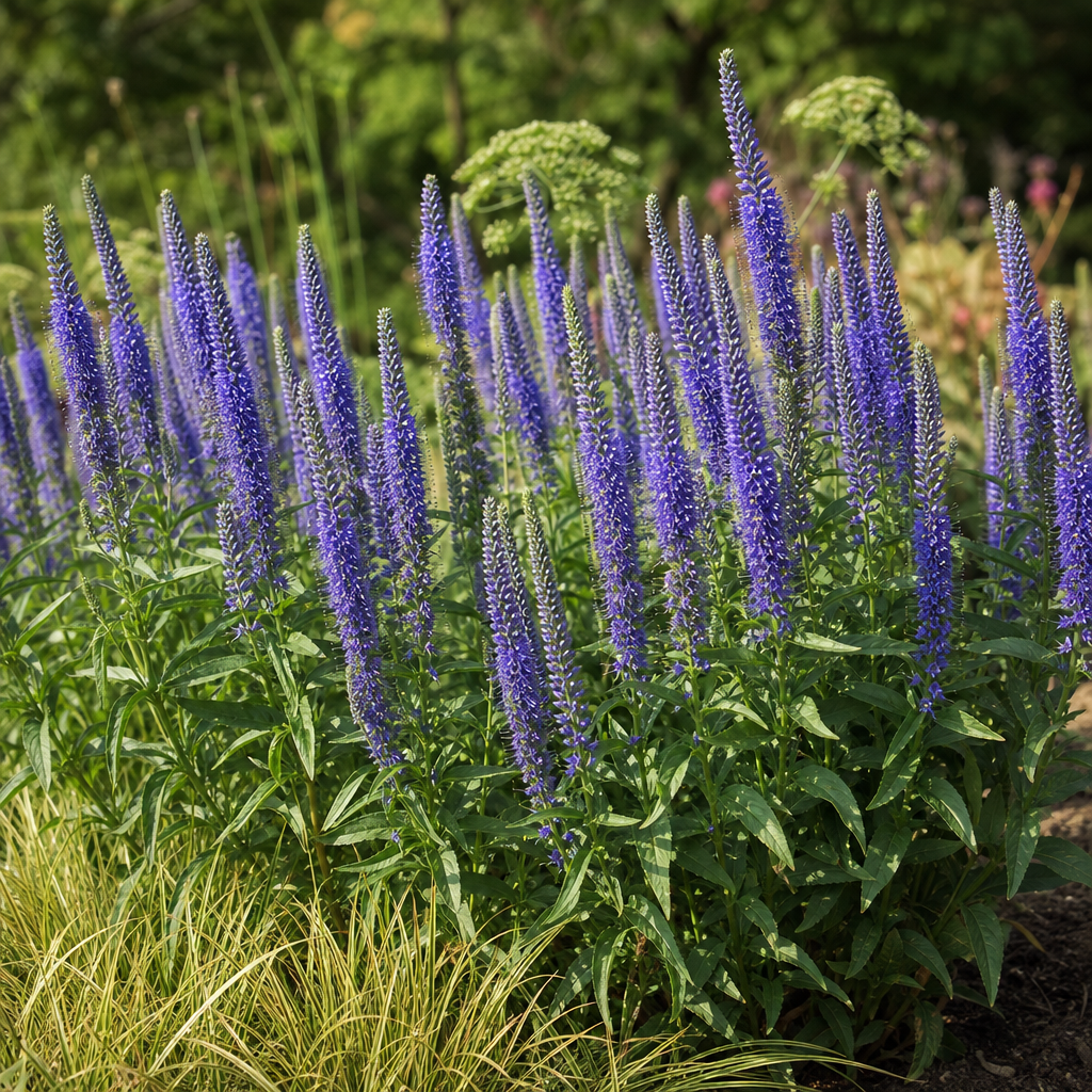 Véronique en épi aux fleurs bleu violet