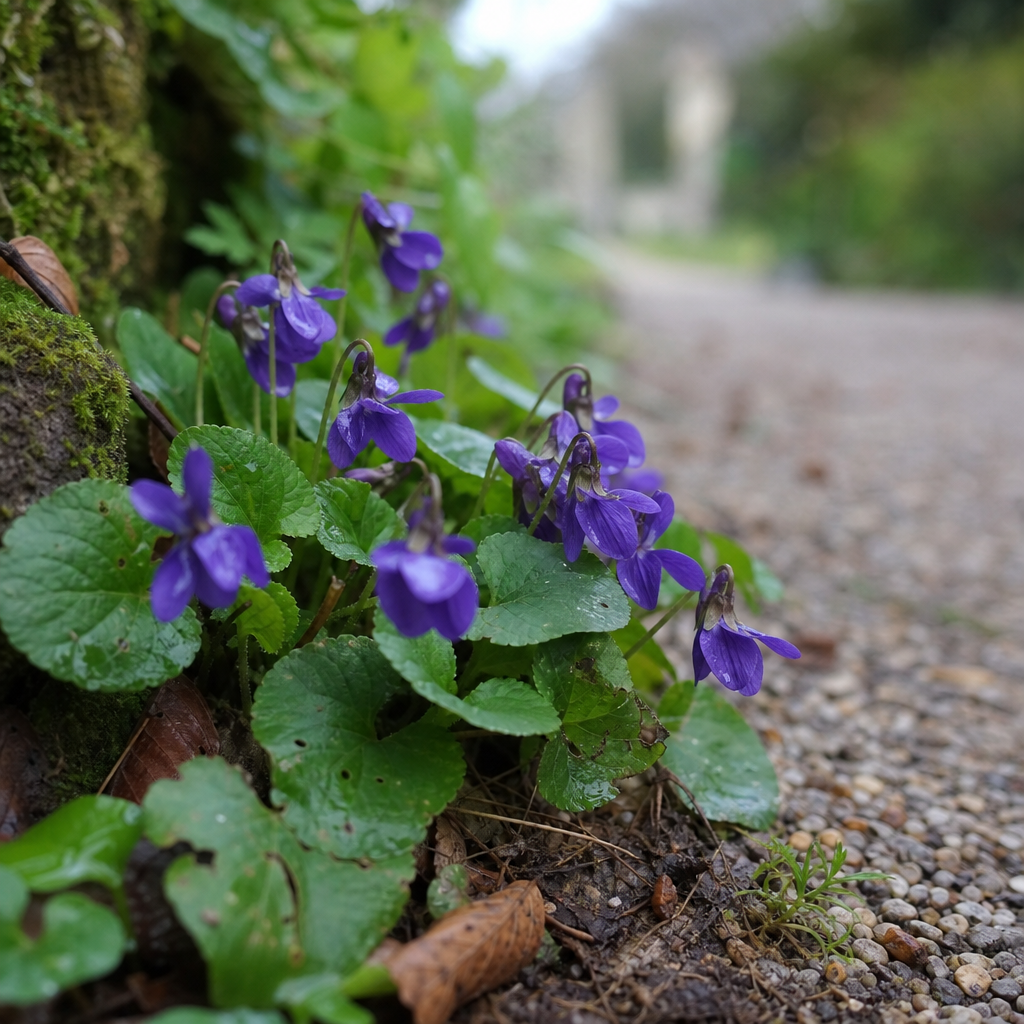 Violette odorante aux petites fleurs violettes